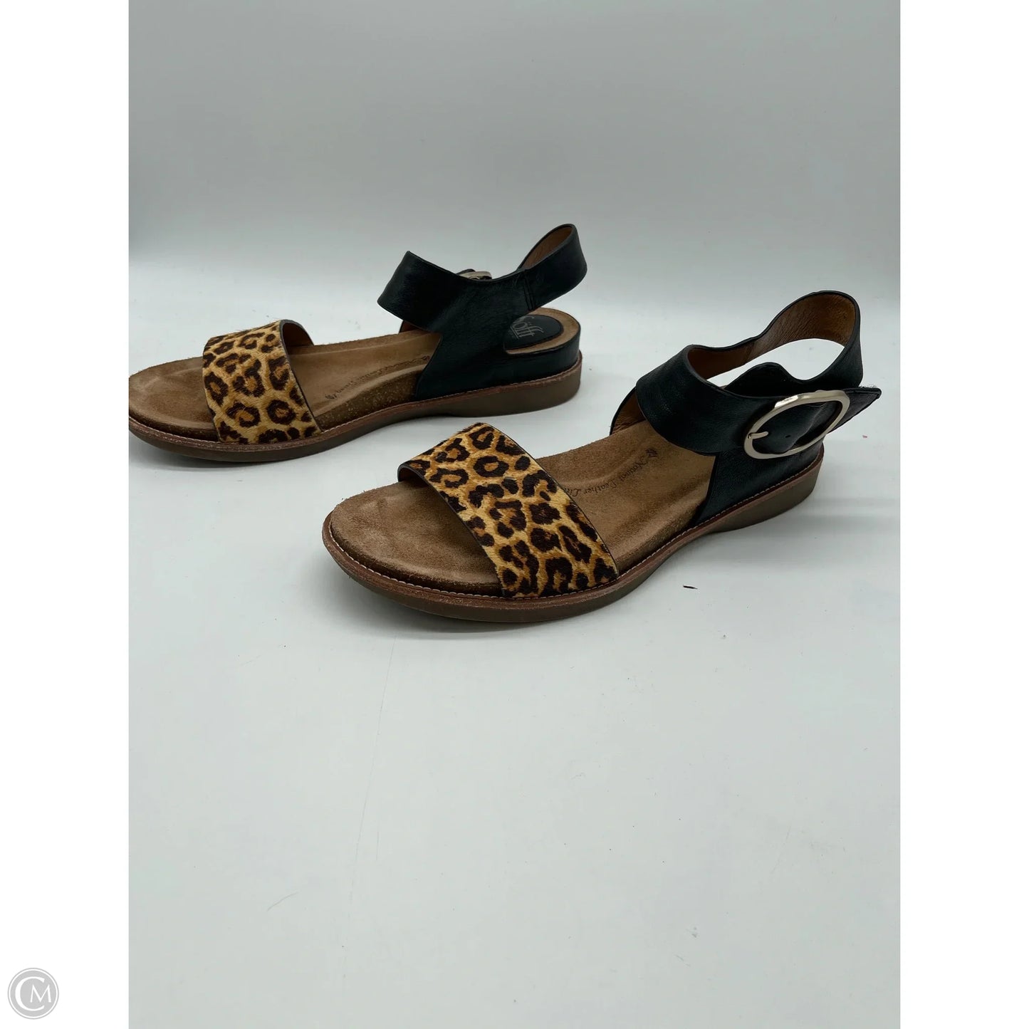 Sandals Flats By Sofft In Black, Size: 10