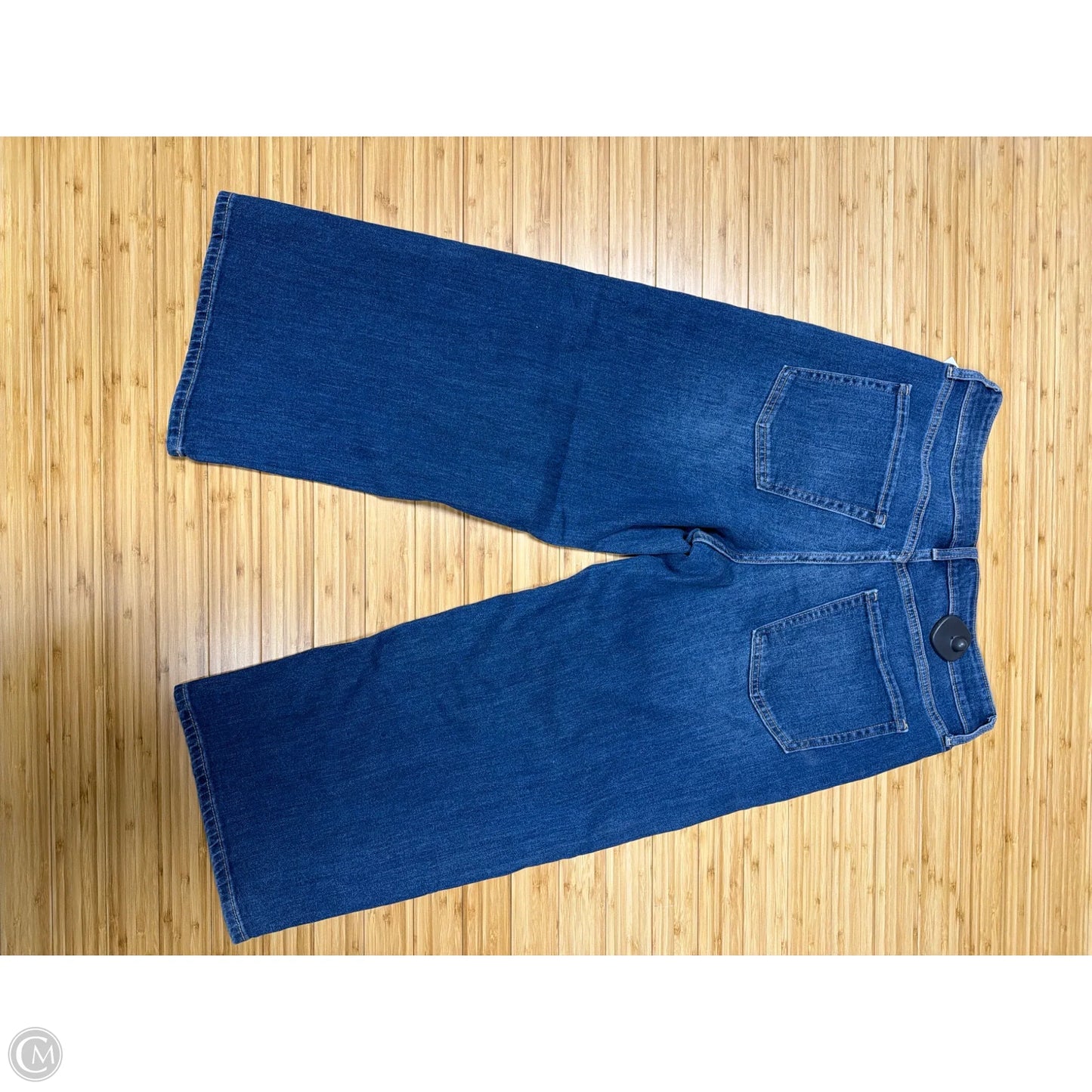 Jeans Wide Leg By Old Navy In Blue Denim, Size: 8p