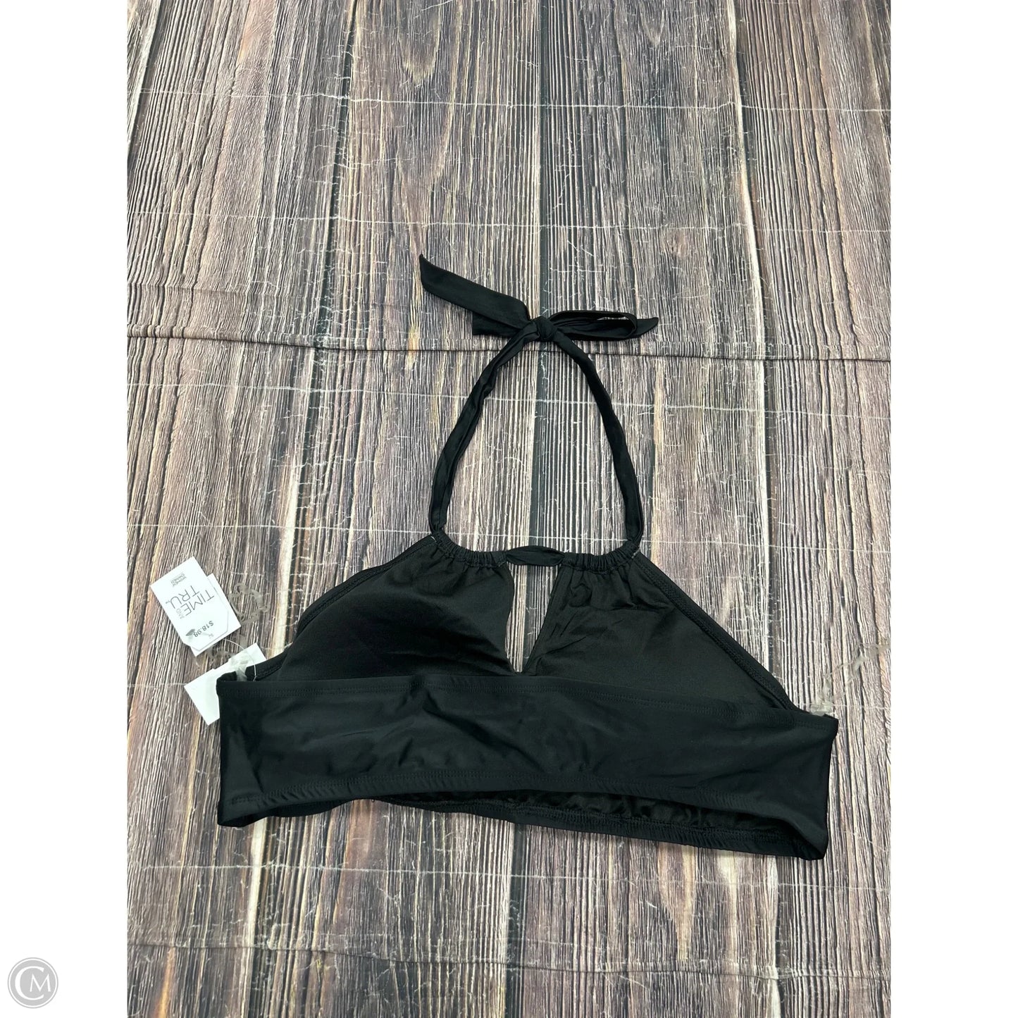 Swimsuit Top By Time And Tru In Black, Size: 1x