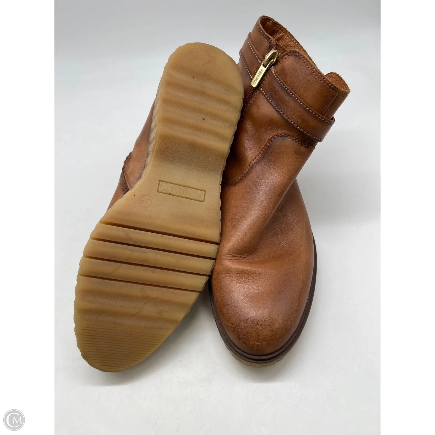 Boots Ankle Flats By Pikolinos In Brown, Size: 8.5