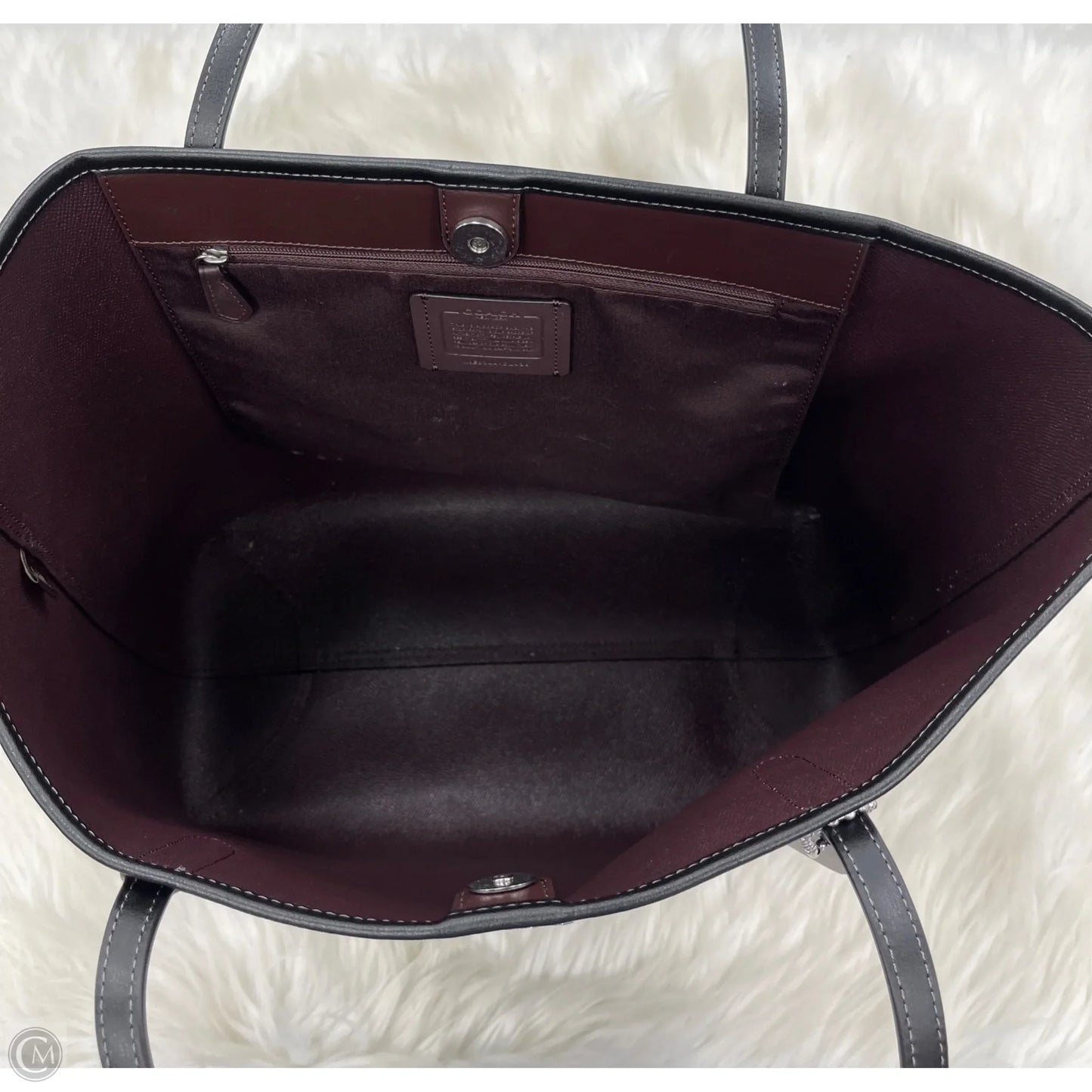 Tote Designer By Coach, Size: Large