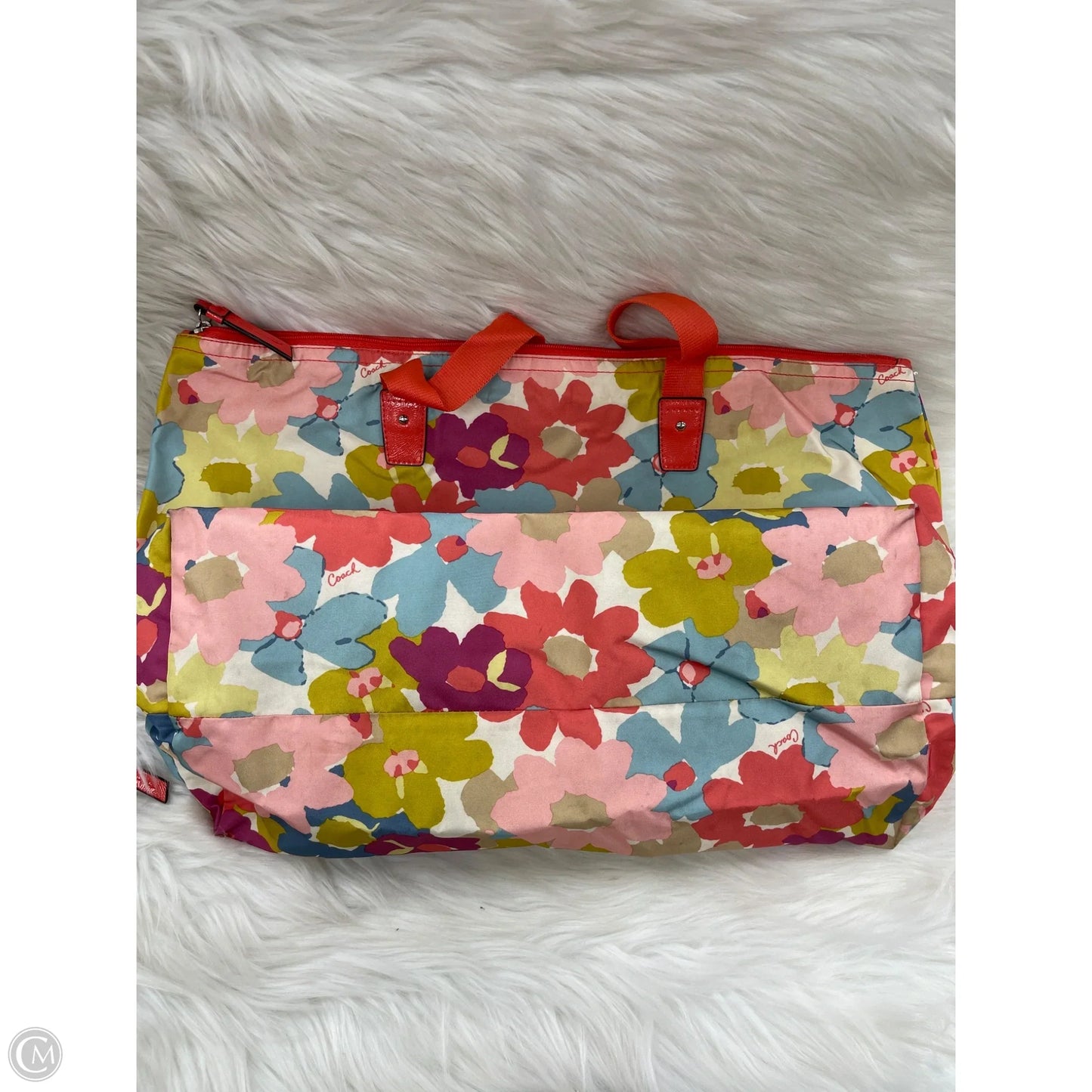 Tote Designer By Coach, Size: Medium