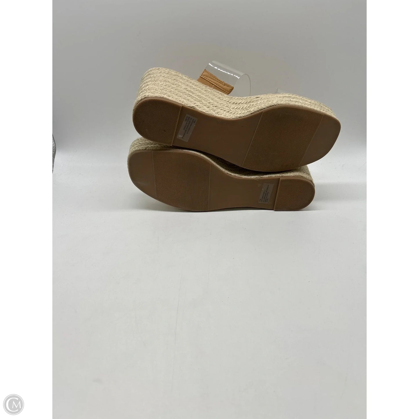 Sandals Heels Wedge By Madden Girl In Tan, Size: 11