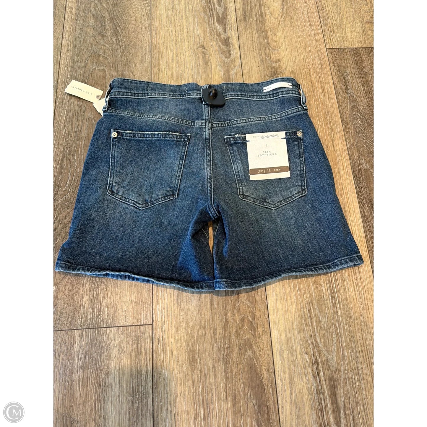 Shorts By Anthropologie In Blue Denim, Size: 0