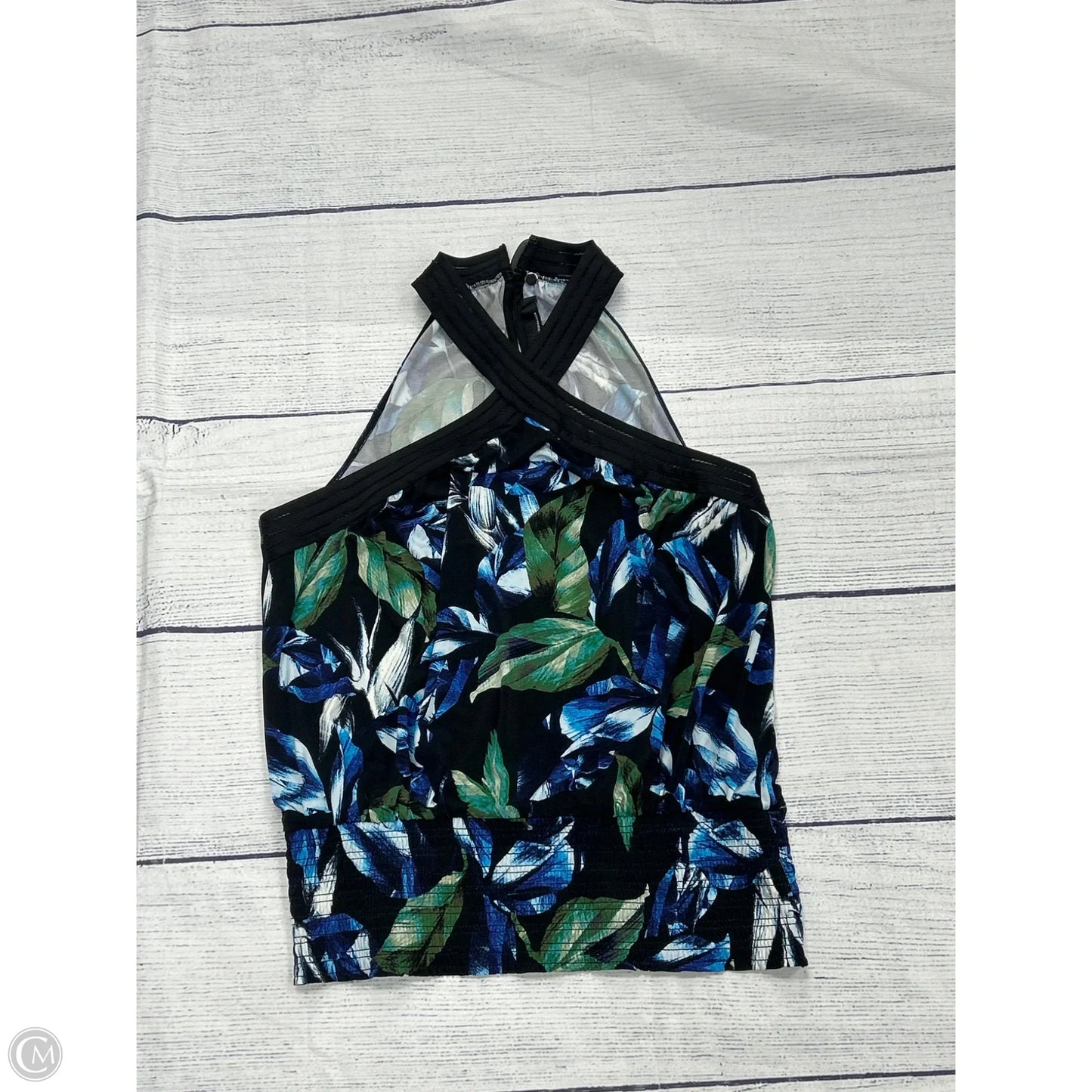 Top Sleeveless By White House Black Market In Blue, Size: M