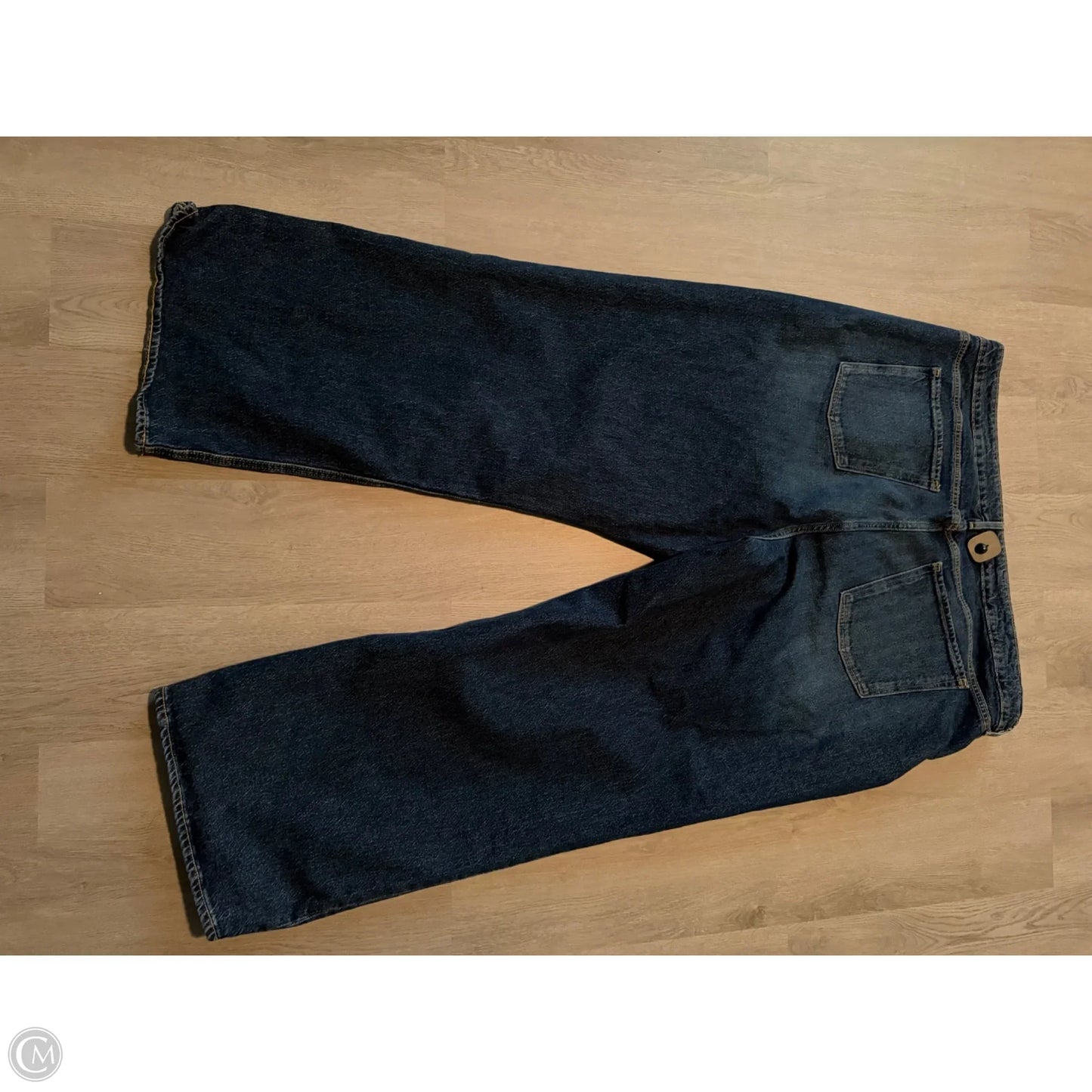 Jeans Wide Leg By Old Navy In Blue Denim, Size: 26