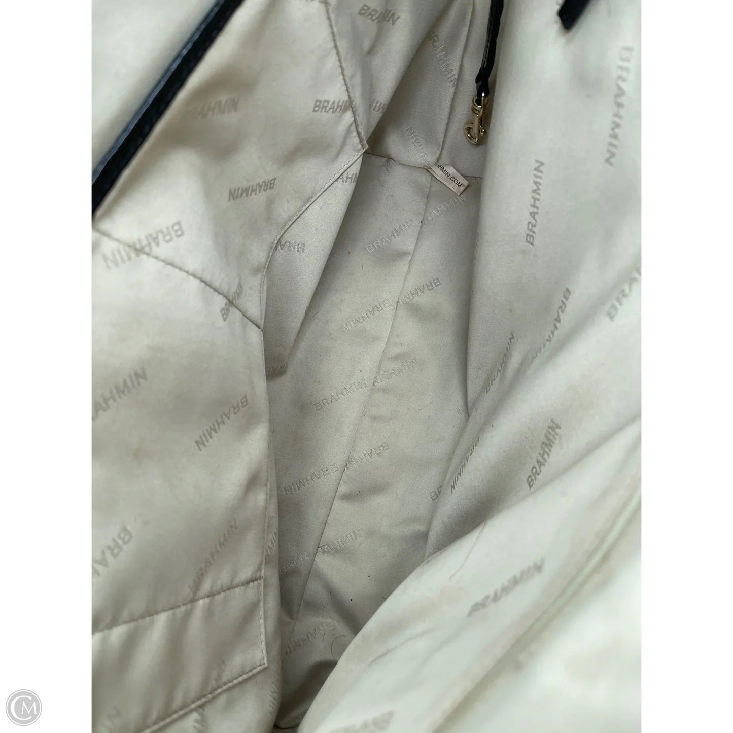 Handbag Designer By Brahmin, Size: Large