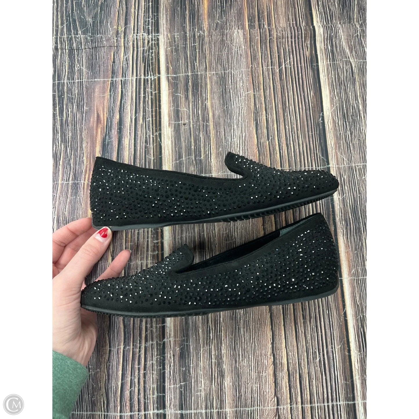 Shoes Flats By J Renee In Black, Size: 8