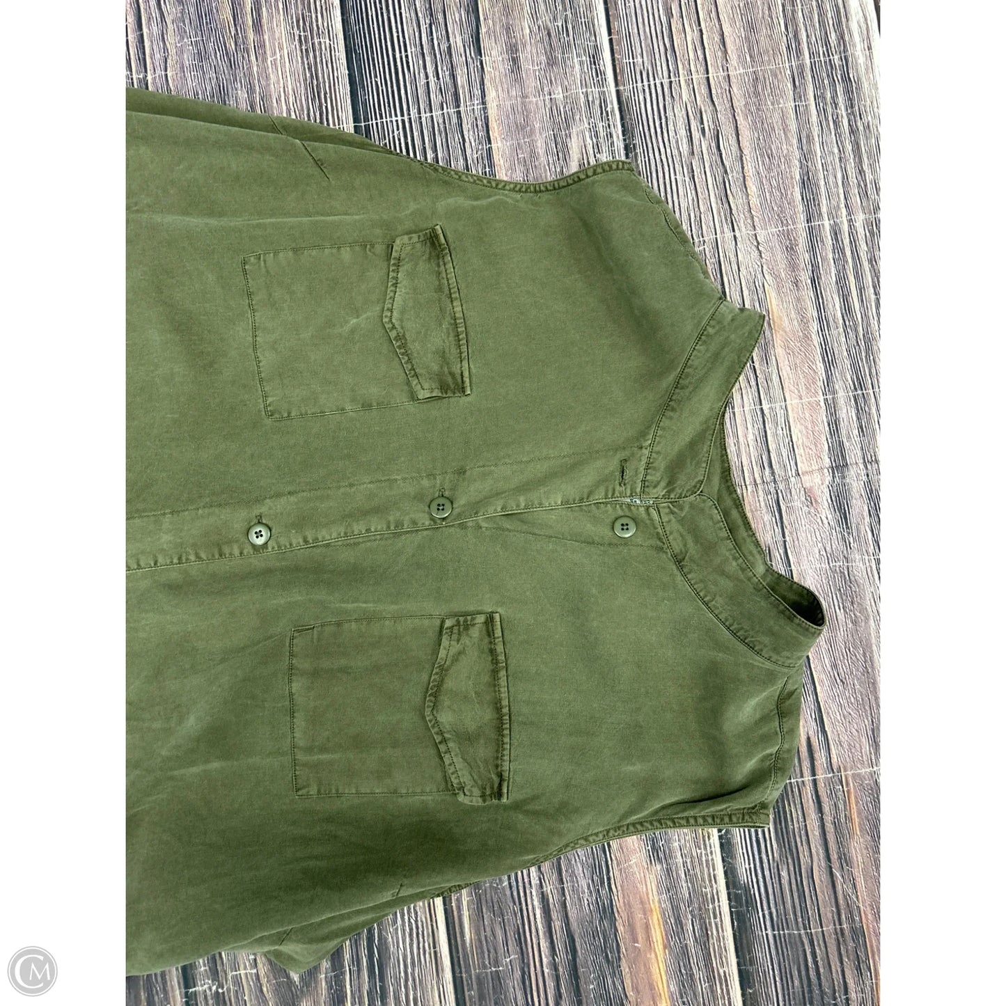 Top Sleeveless By Catherines In Green, Size: 5