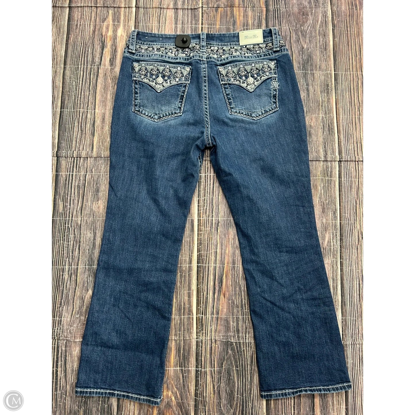 Jeans Boot Cut By Miss Me In Blue, Size: 18