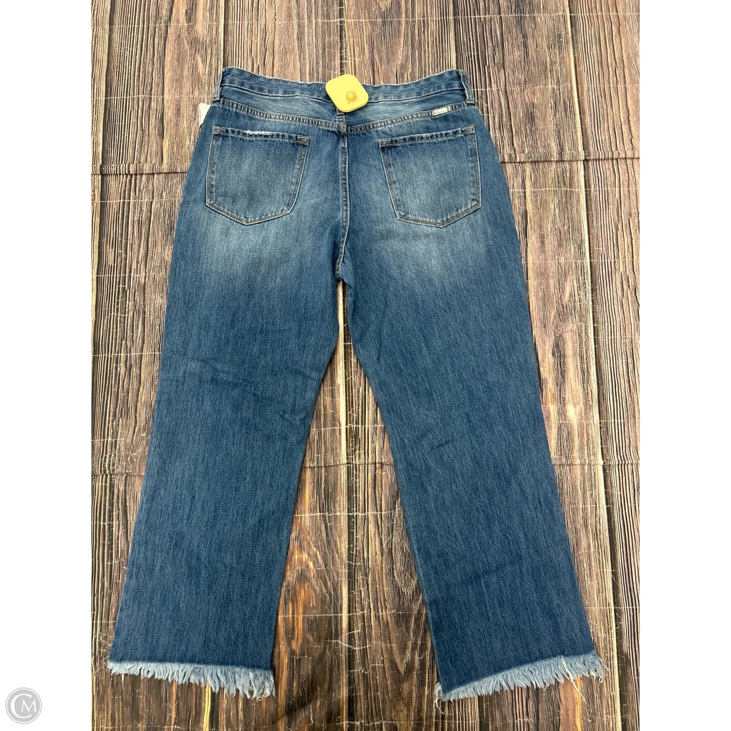 Jeans Boot Cut By Kancan In Blue Denim, Size: 16