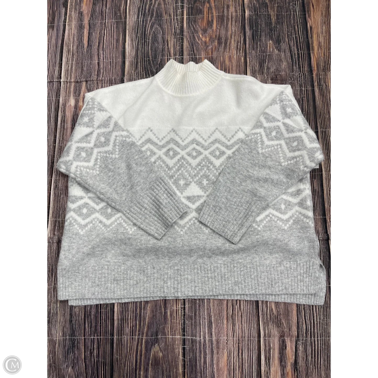 Sweater By Nine West In White, Size: 2x