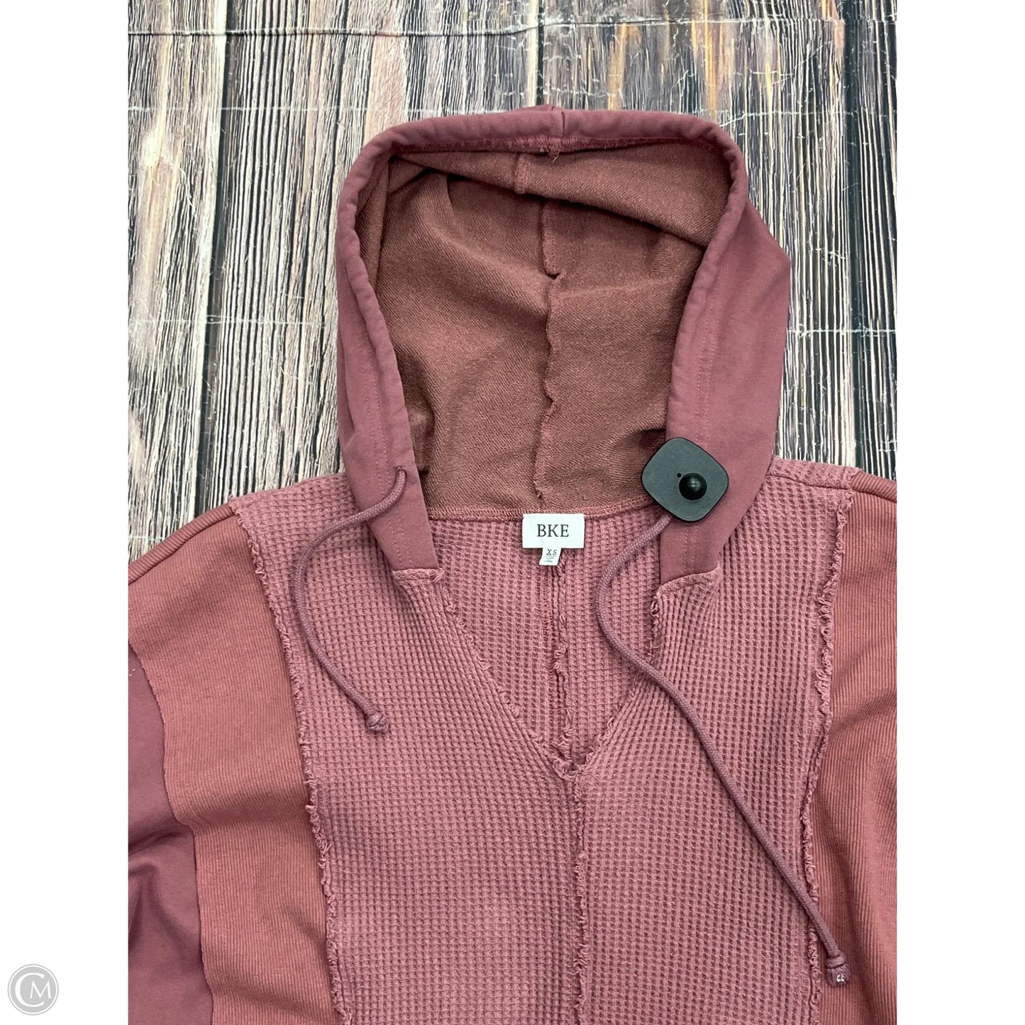 Sweatshirt Hoodie By Bke In Pink, Size: Xs