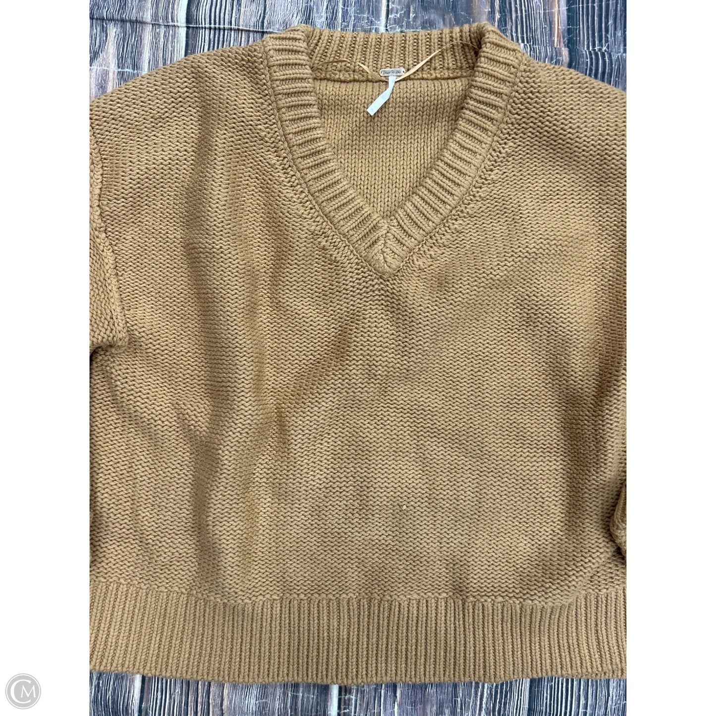 Sweater By Free People In Tan, Size: Xs
