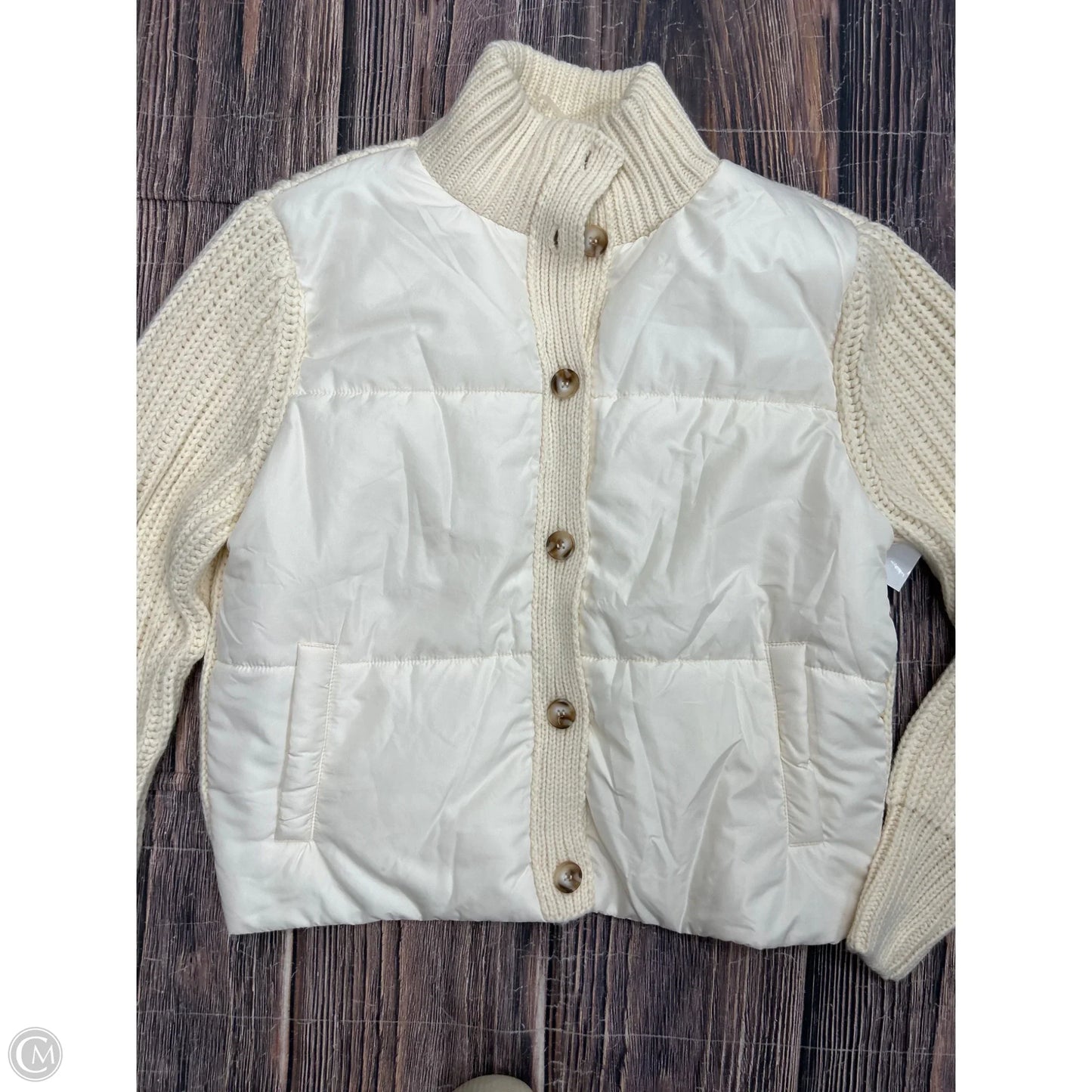 Jacket Other By Staccato In Cream & White, Size: M