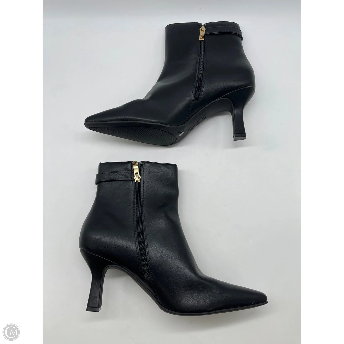 Boots Ankle Heels By Liz Claiborne In Black, Size: 11