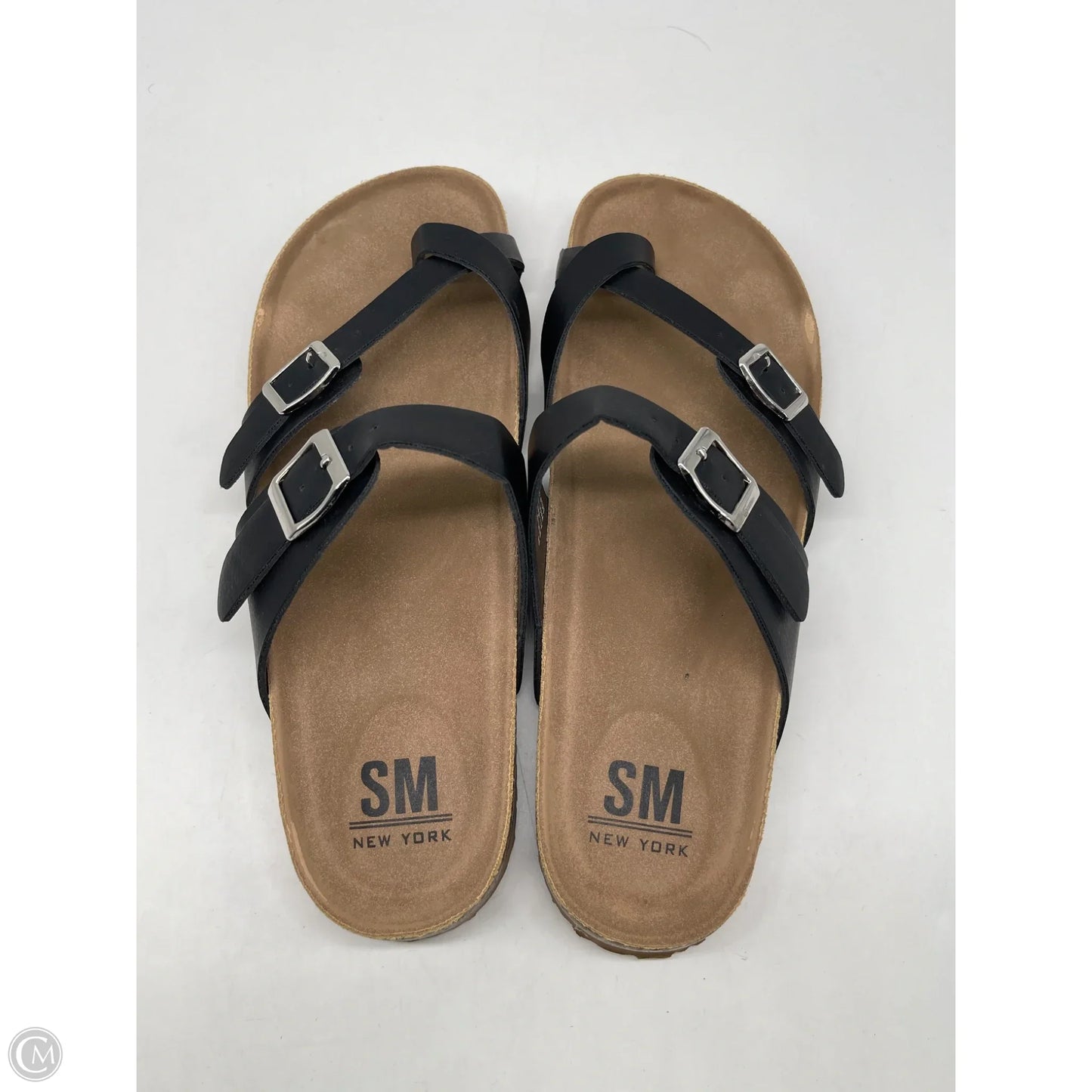 Sandals Flats By Steve Madden In Black, Size: 9