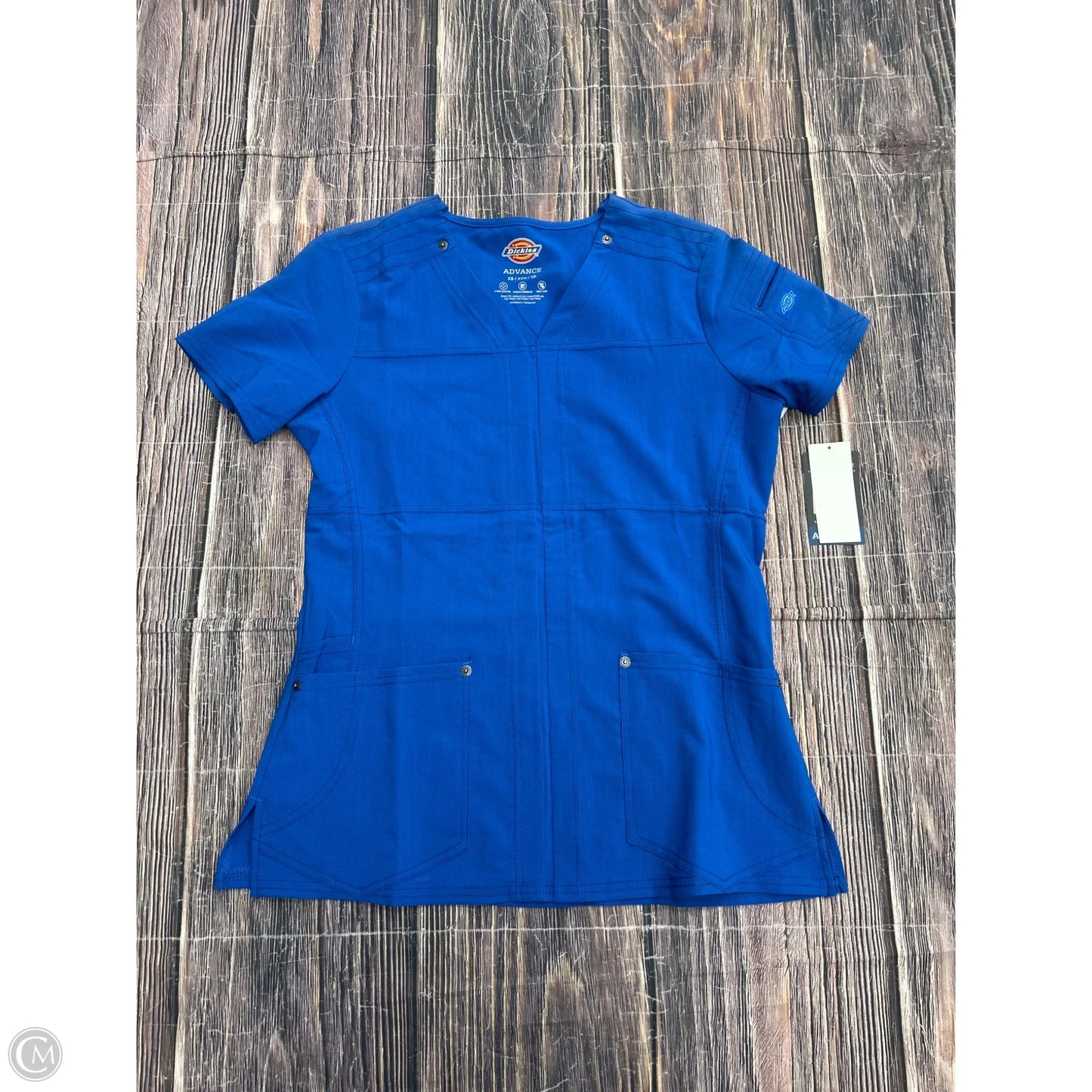 Top Short Sleeve By Dickies In Blue, Size: Xs