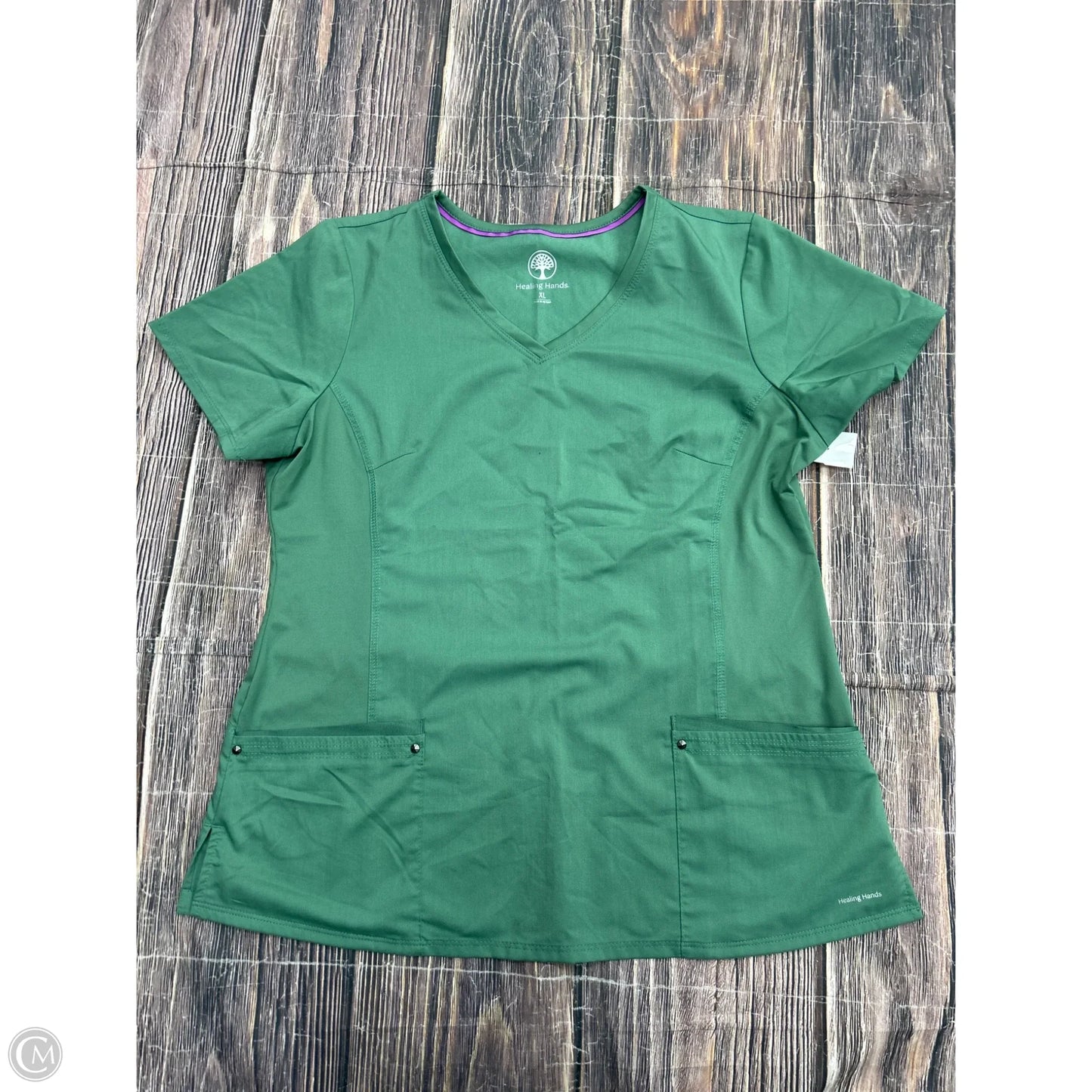 Top Short Sleeve By Clothes Mentor In Green, Size: Xl