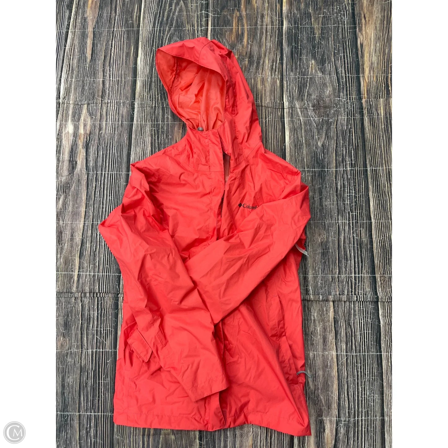 Jacket Windbreaker By Columbia In Pink, Size: S