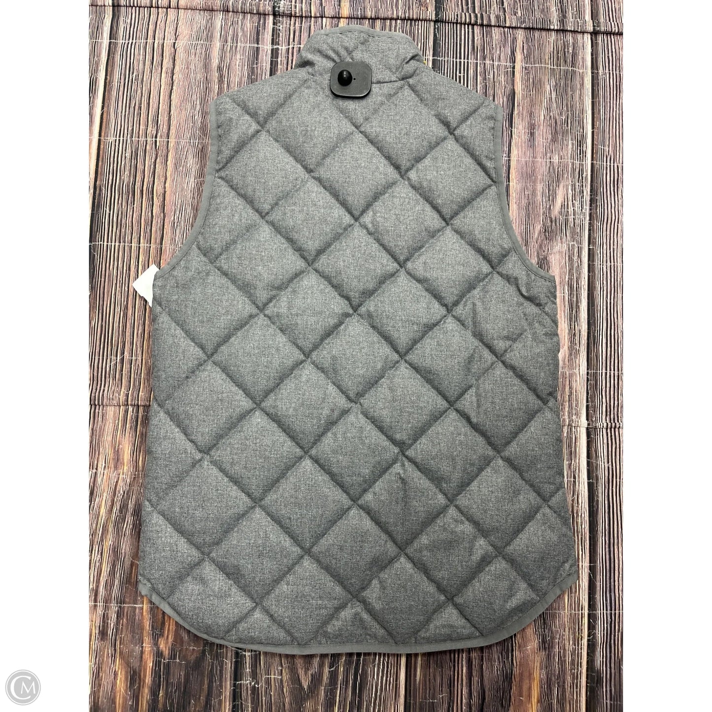 Vest Puffer & Quilted By J. Crew In Grey, Size: Xs