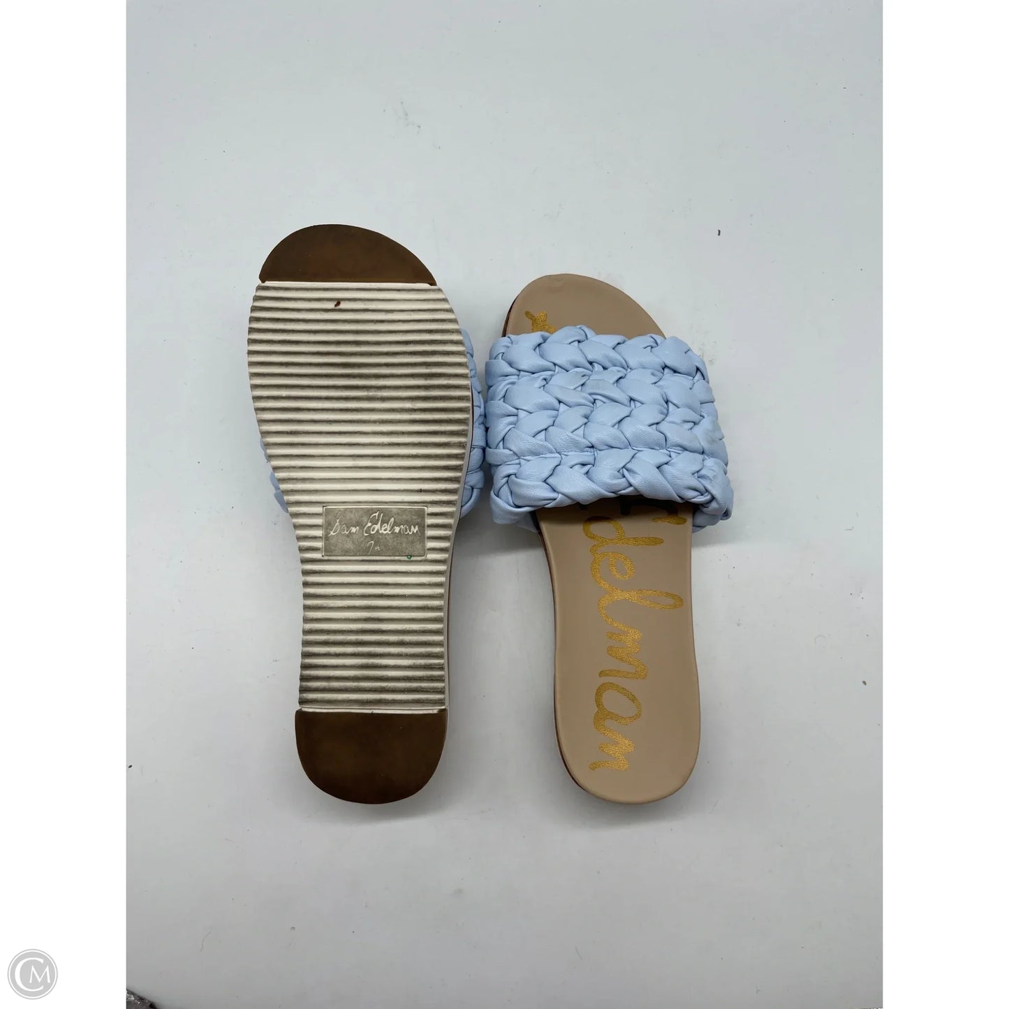 Sandals Flats By Sam Edelman In Blue, Size: 7.5