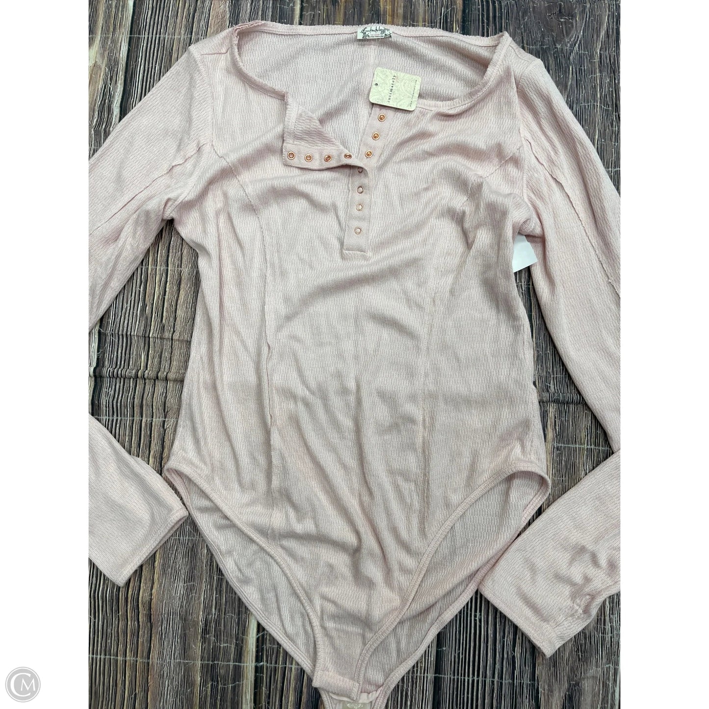 Top Long Sleeve By Free People In Pink, Size: Xl