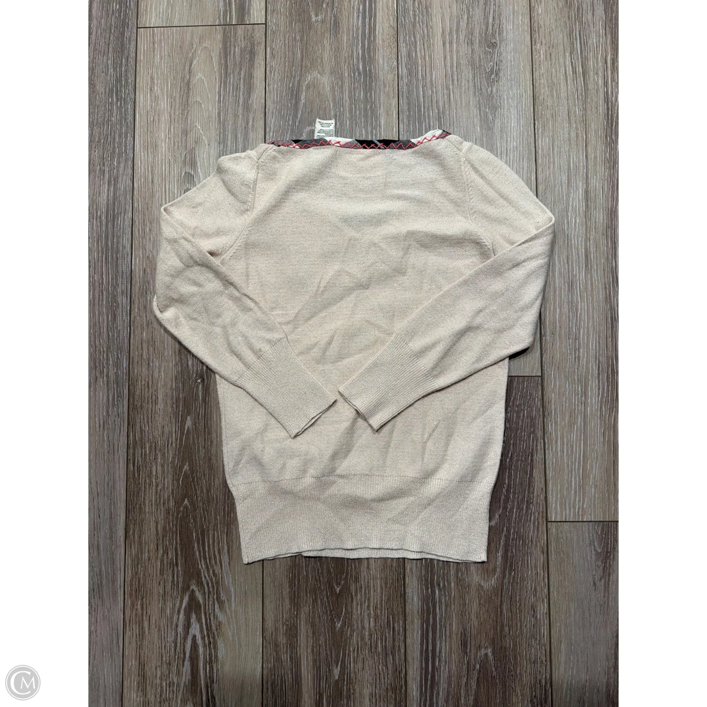 Sweater By Anthropologie In Tan, Size: Xs