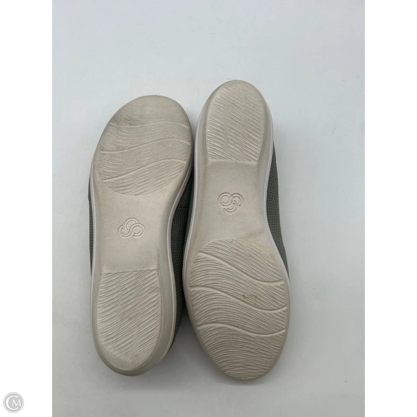 Shoes Flats By Clarks In Green, Size: 8.5