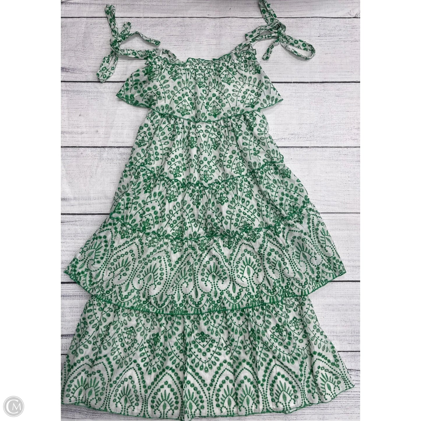 Dress Casual Maxi By Tcec In Green, Size: S