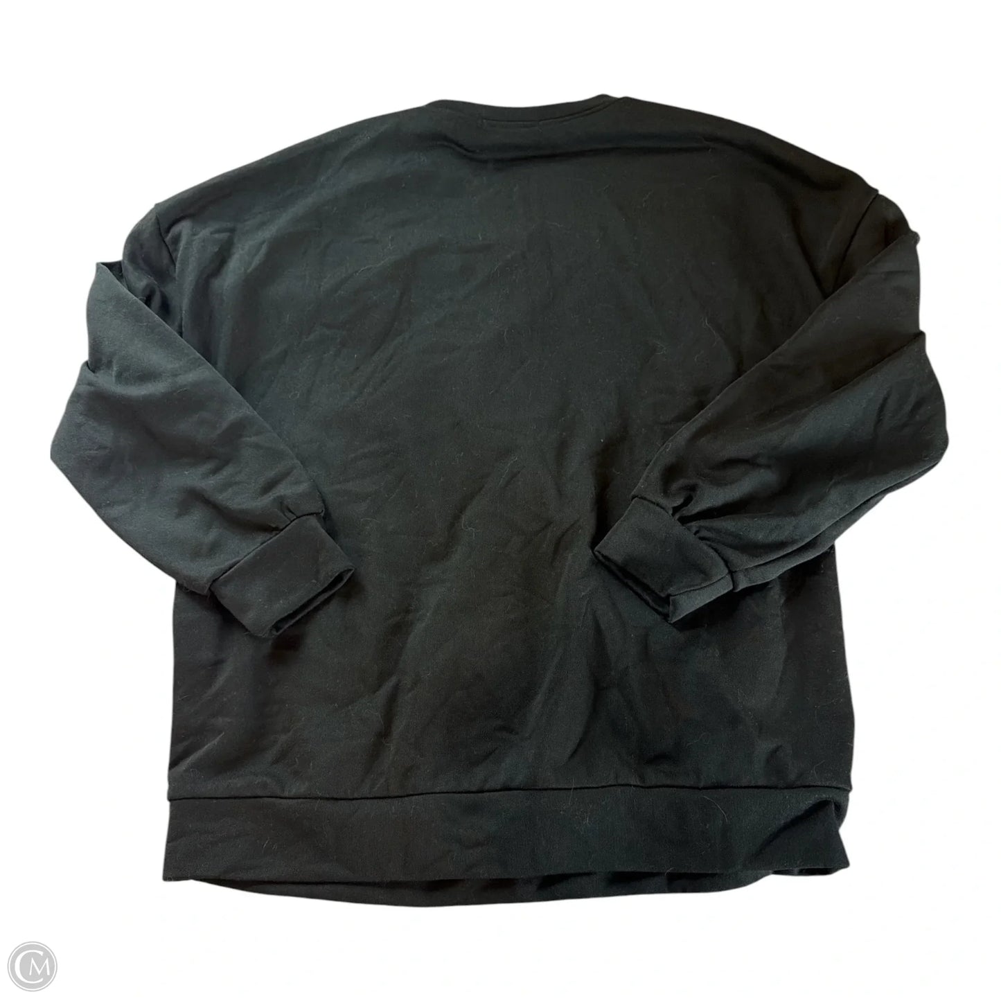 Sweatshirt Crewneck By Clothes Mentor In Black, Size: S