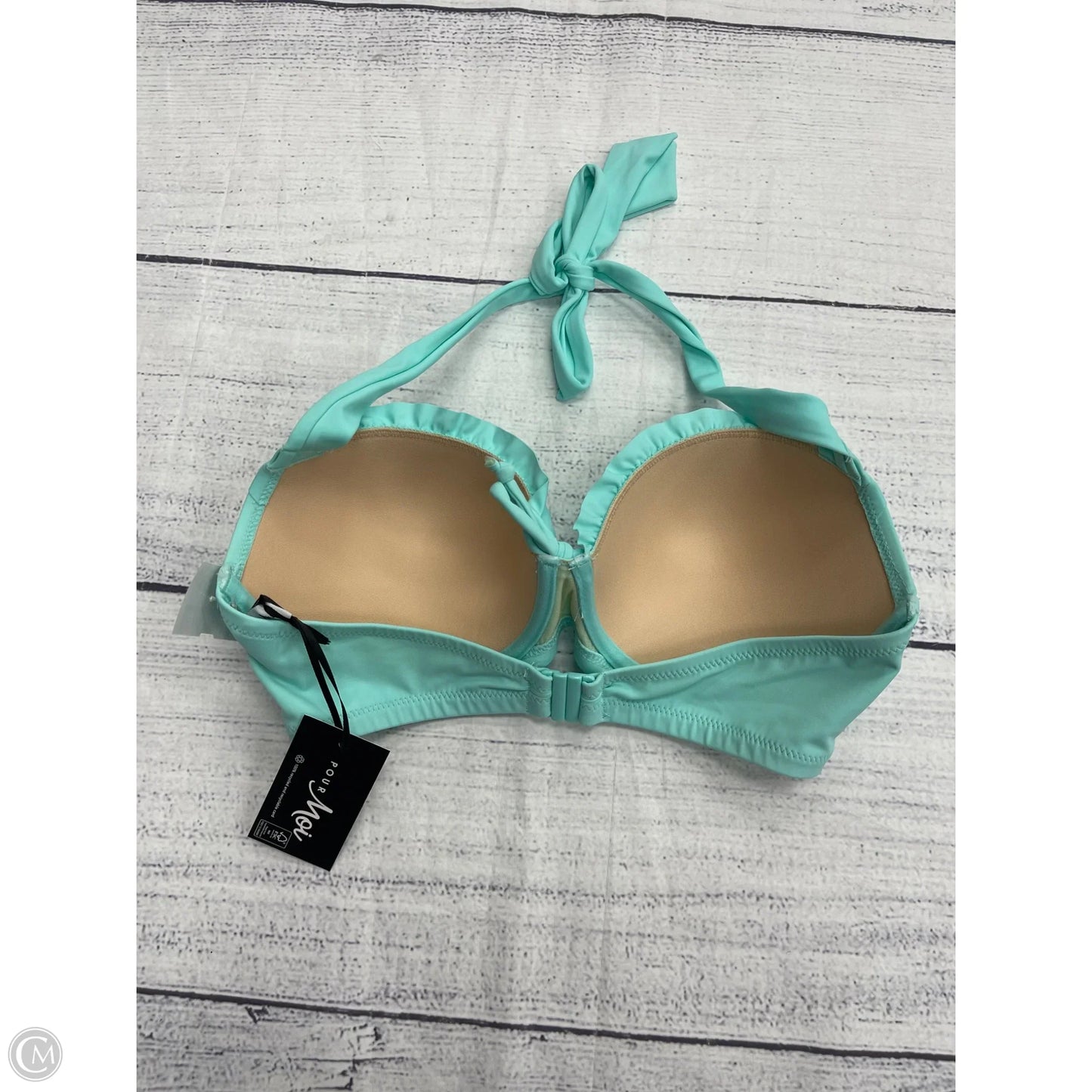 Swimsuit Top By Clothes Mentor In Blue, Size: S
