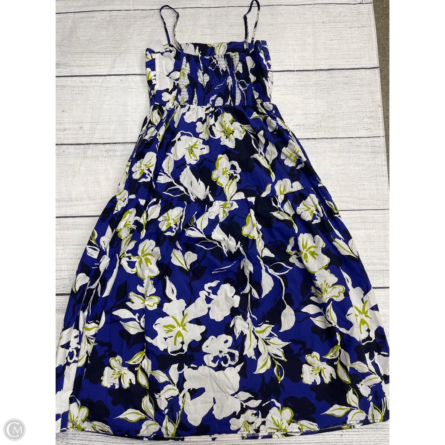 Dress Casual Maxi By Evereve In Blue, Size: S