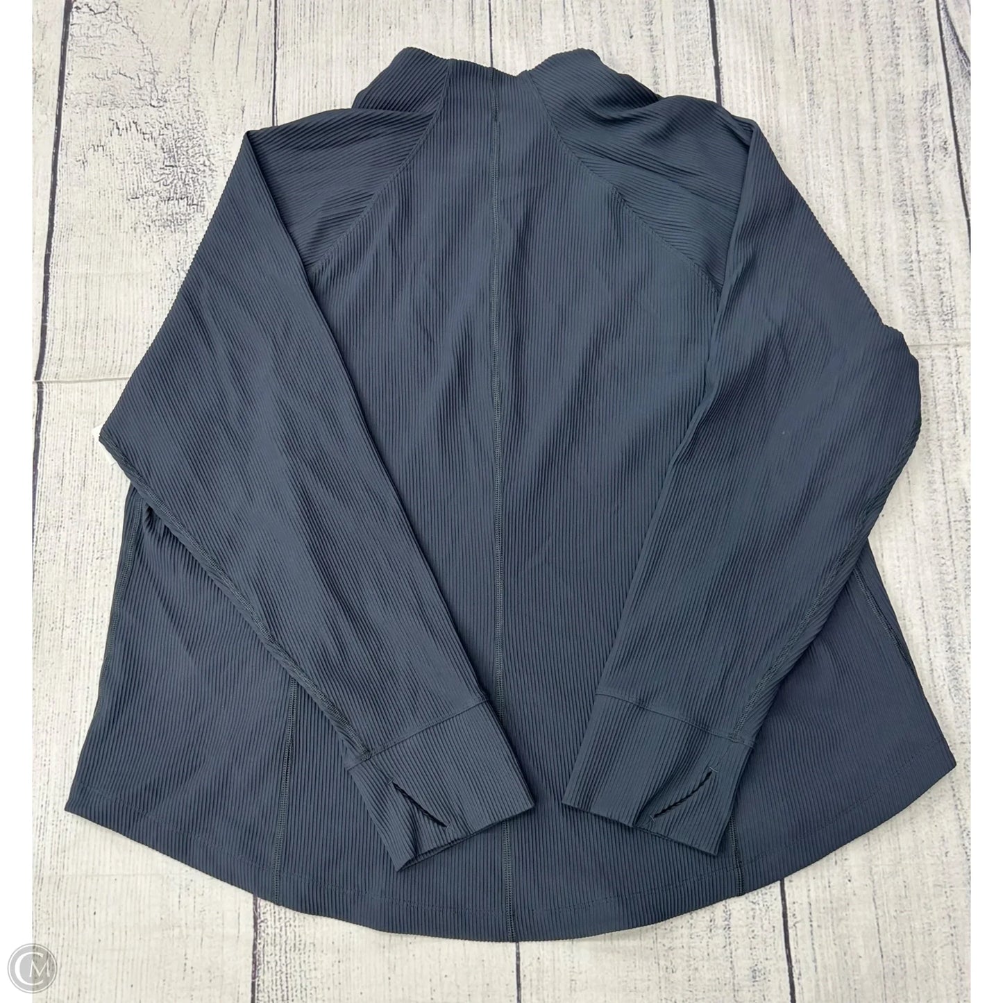Athletic Jacket By Athleta In Blue, Size: 3x