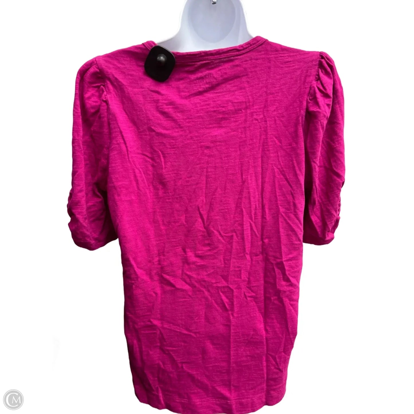 Top Short Sleeve By Chicos In Pink, Size: M