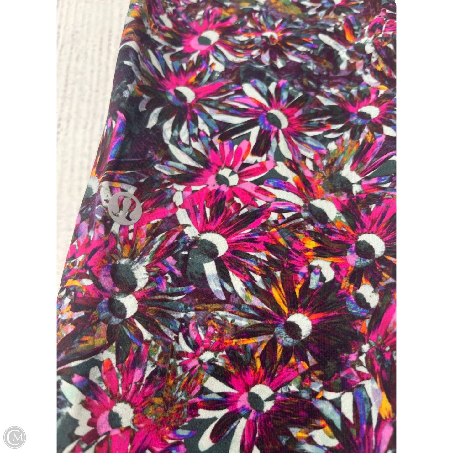 Athletic Leggings By Lululemon In Floral Print, Size: 4