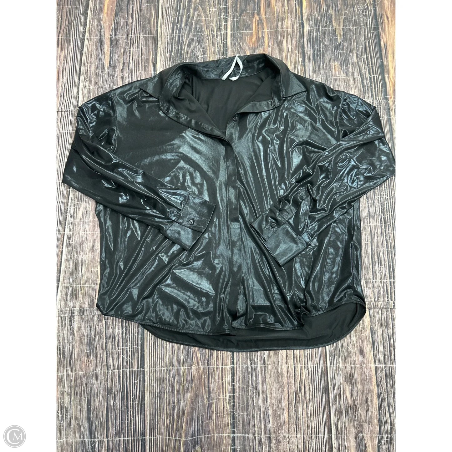 Top Long Sleeve By Anthropologie In Black, Size: Xl