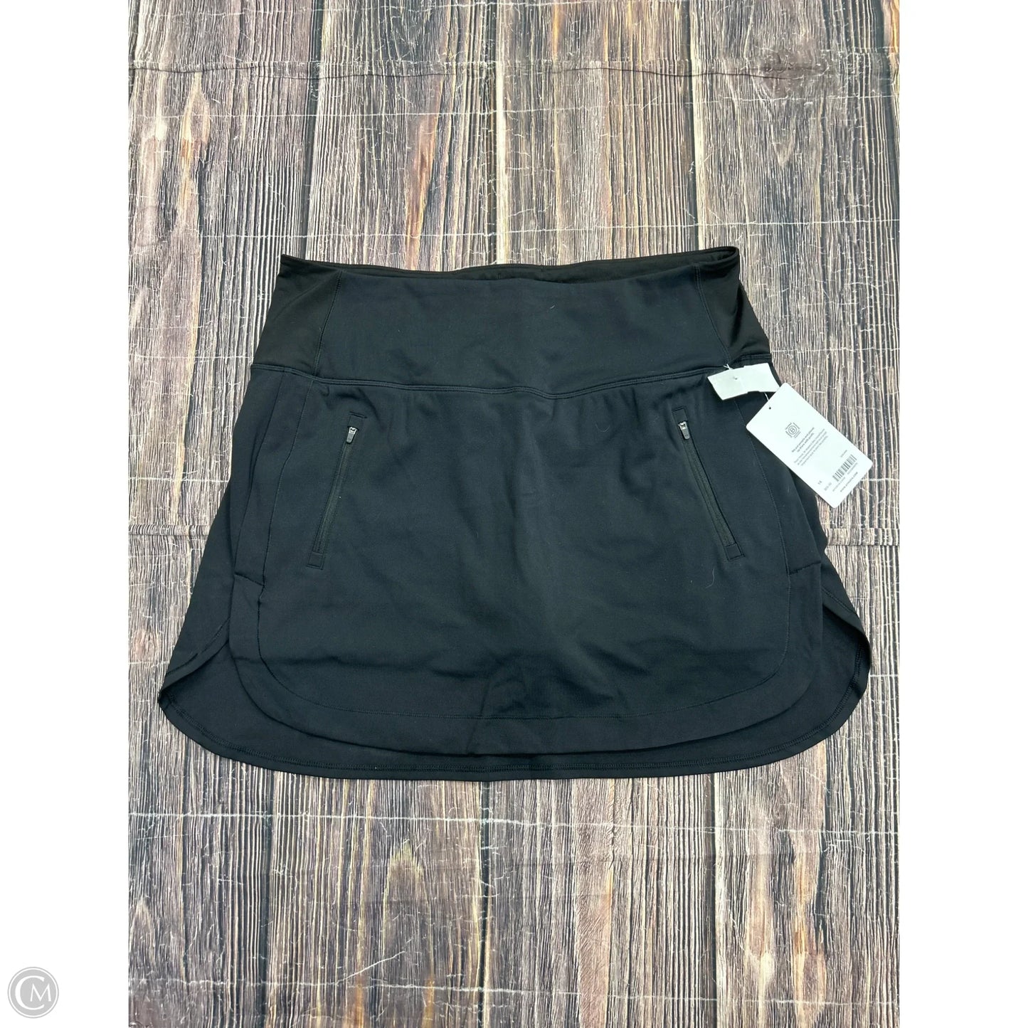Athletic Skort By Athleta In Black, Size: 1x