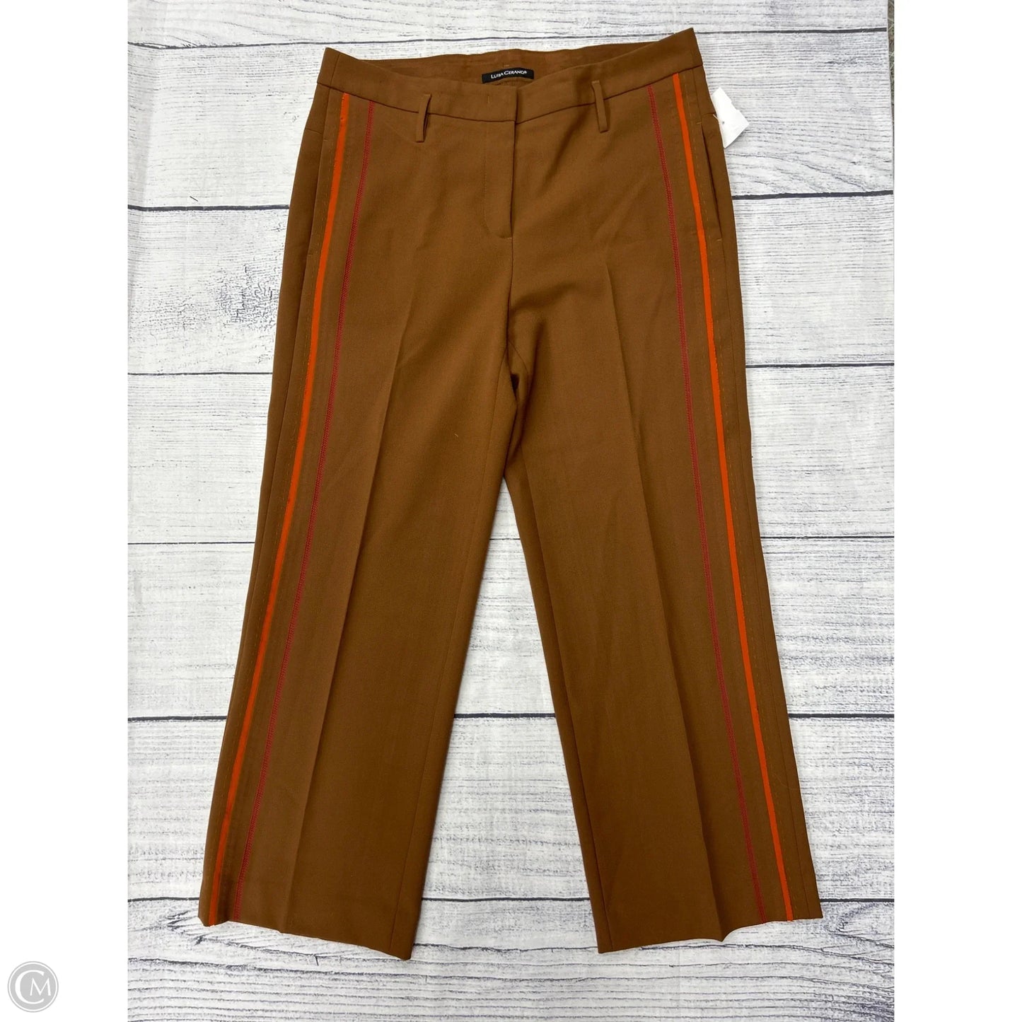 Pants Dress By Clothes Mentor In Brown, Size: 12