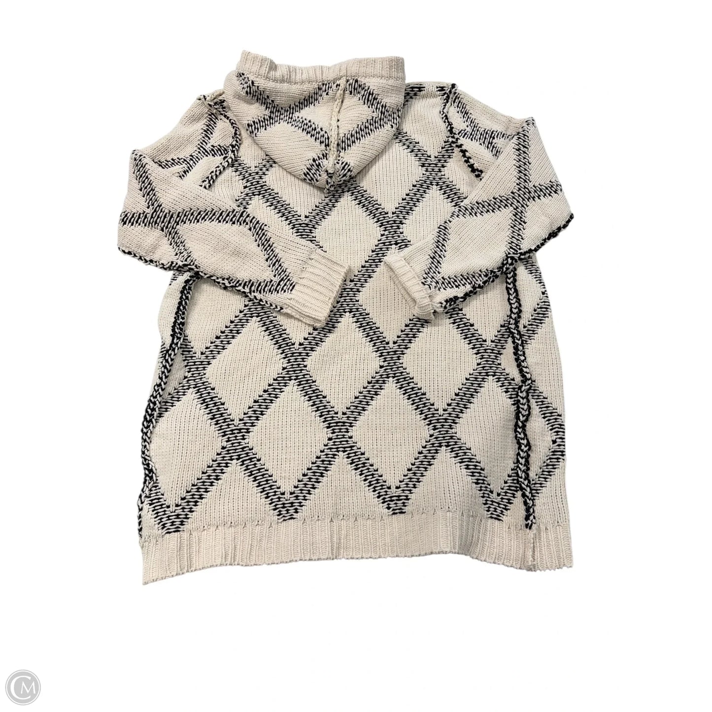 Sweater Cardigan By Pol In Cream, Size: L