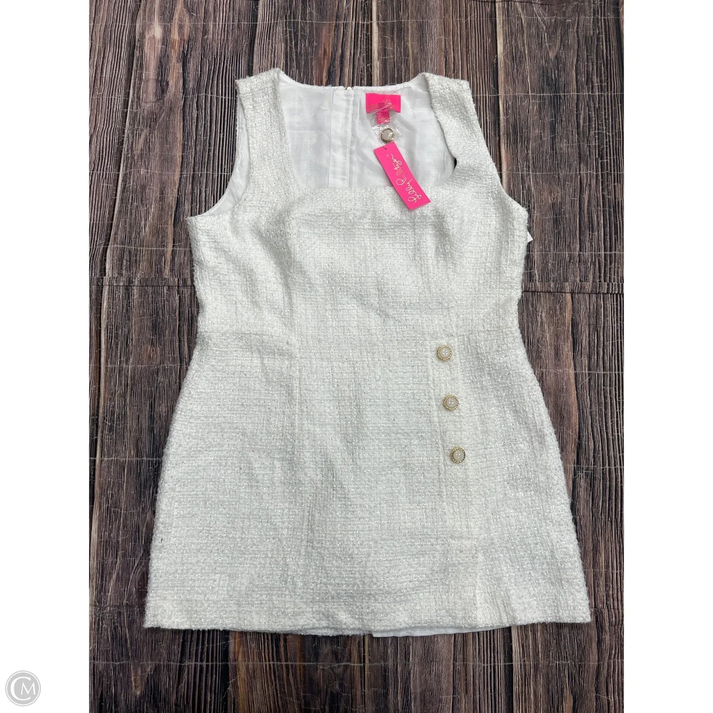 Romper Designer By Lilly Pulitzer In White, Size: 16