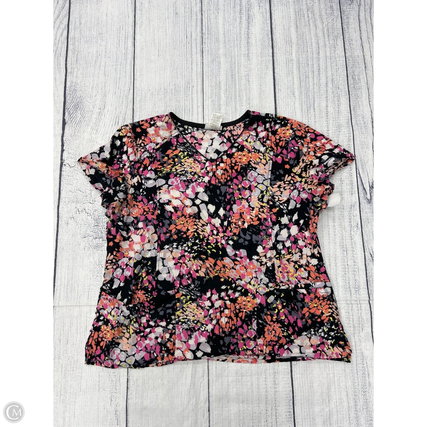 Top Short Sleeve By Clothes Mentor In Black, Size: Xl
