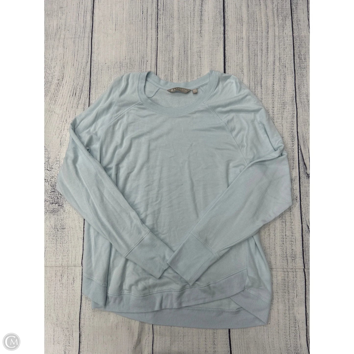 Athletic Sweatshirt Crewneck By Athleta In Blue, Size: Xl