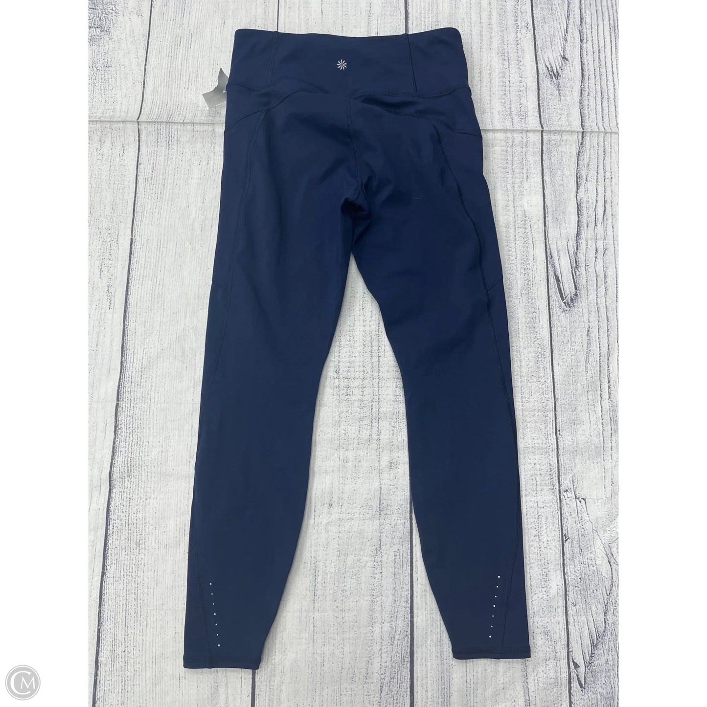 Athletic Leggings By Athleta In Navy, Size: M