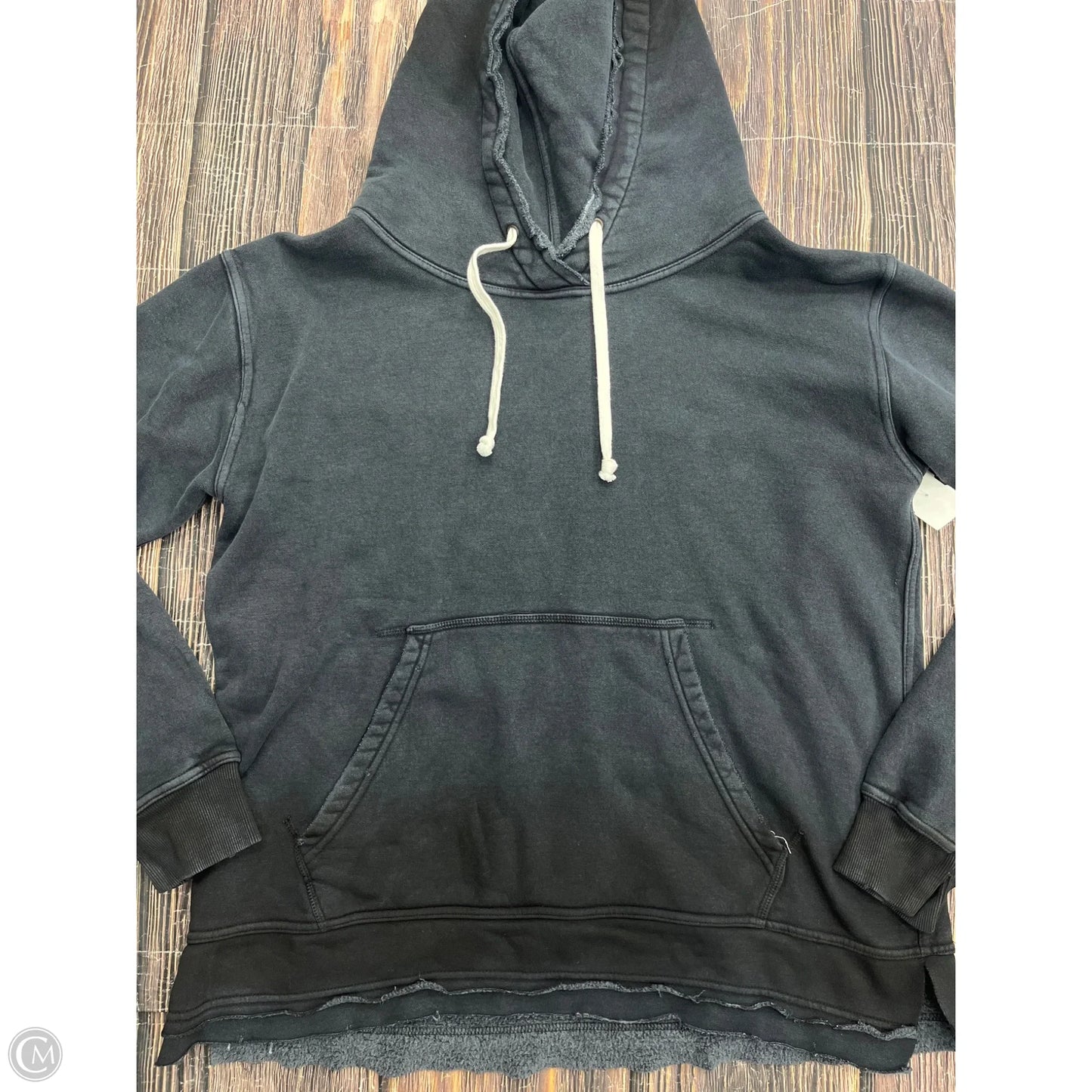 Sweatshirt Hoodie By We The Free In Blue, Size: L