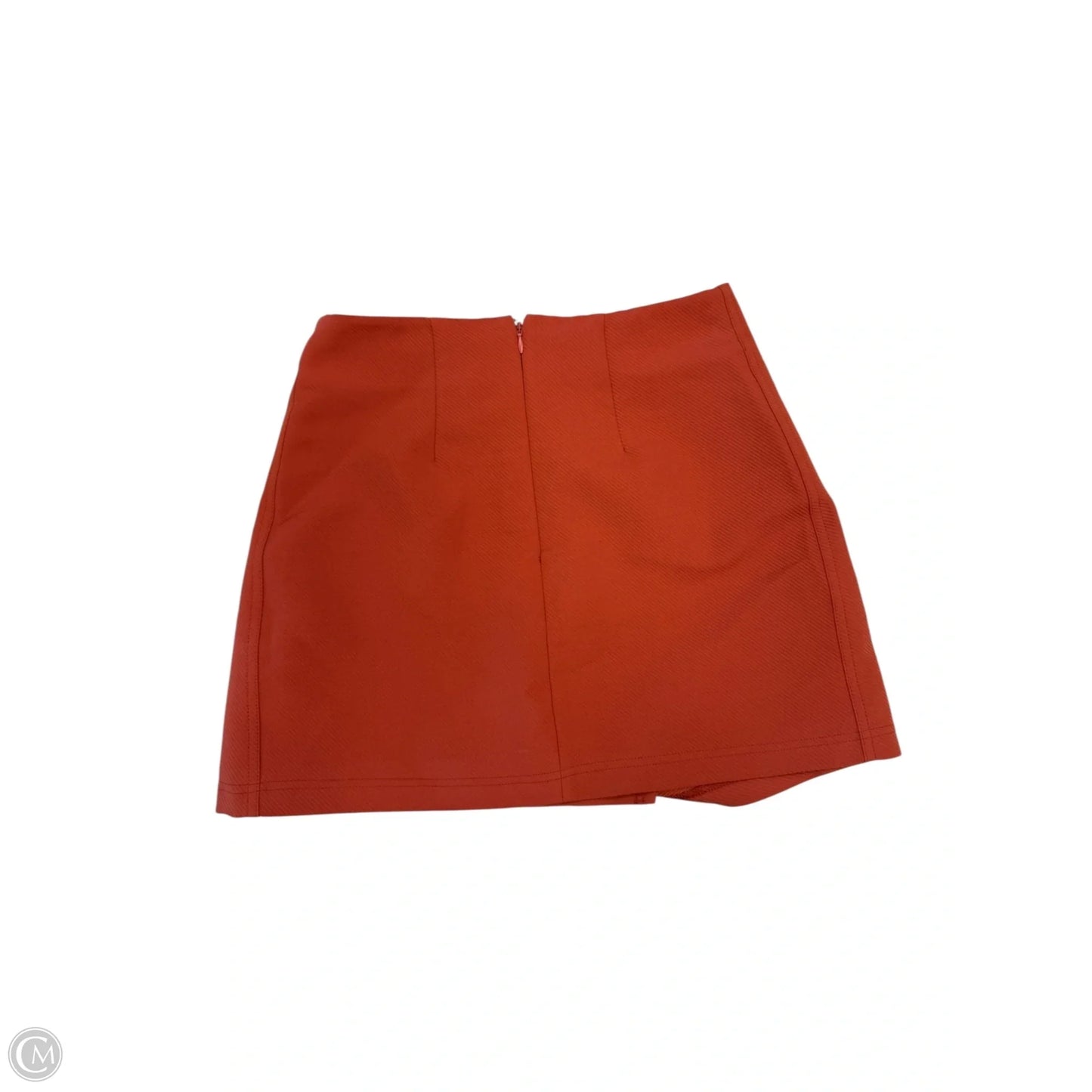 Skirt Mini & Short By Top Shop In Orange, Size: 6