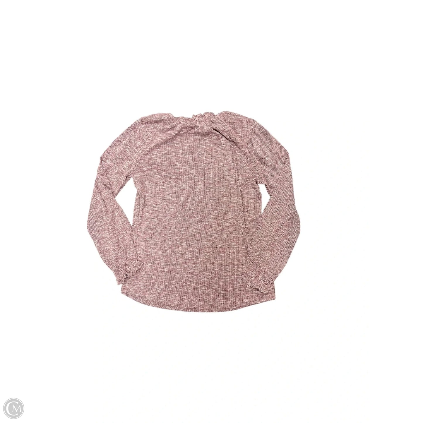 Top Long Sleeve By Clothes Mentor In Maroon, Size: S