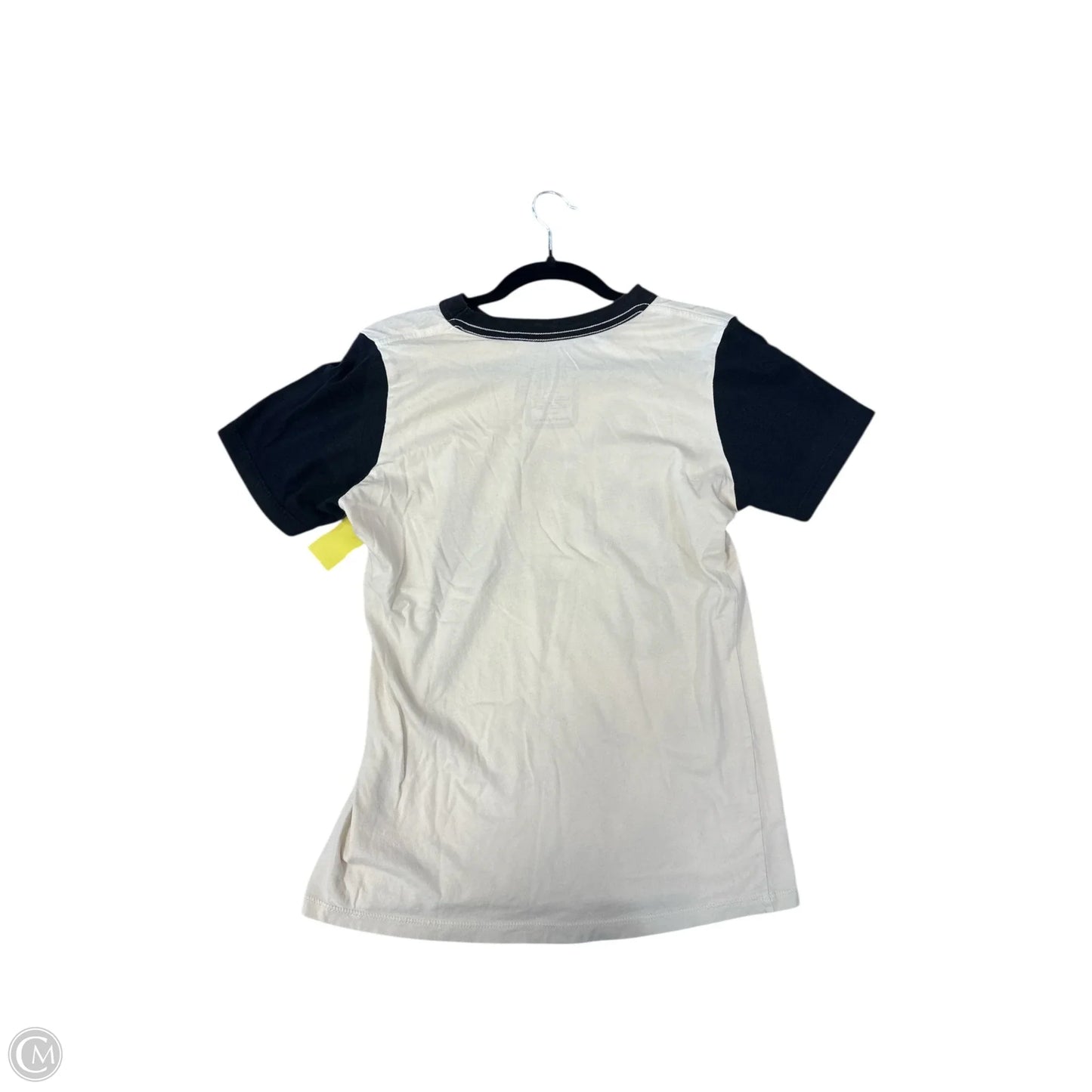 Top Short Sleeve Basic By Clothes Mentor In Cream, Size: Xxs