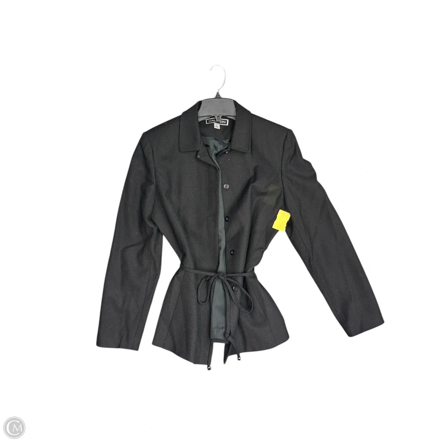 Blazer Designer By Halston In Black, Size: 6