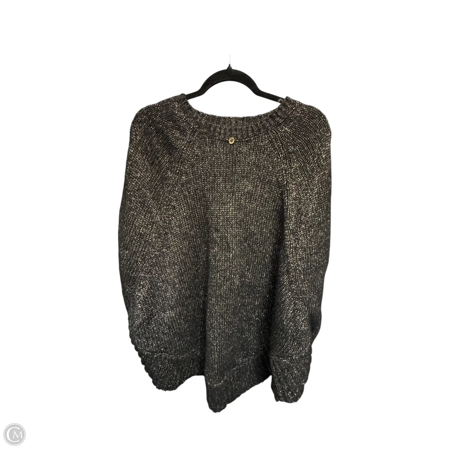 Sweater Designer By Michael Kors In Black & Gold, Size: S